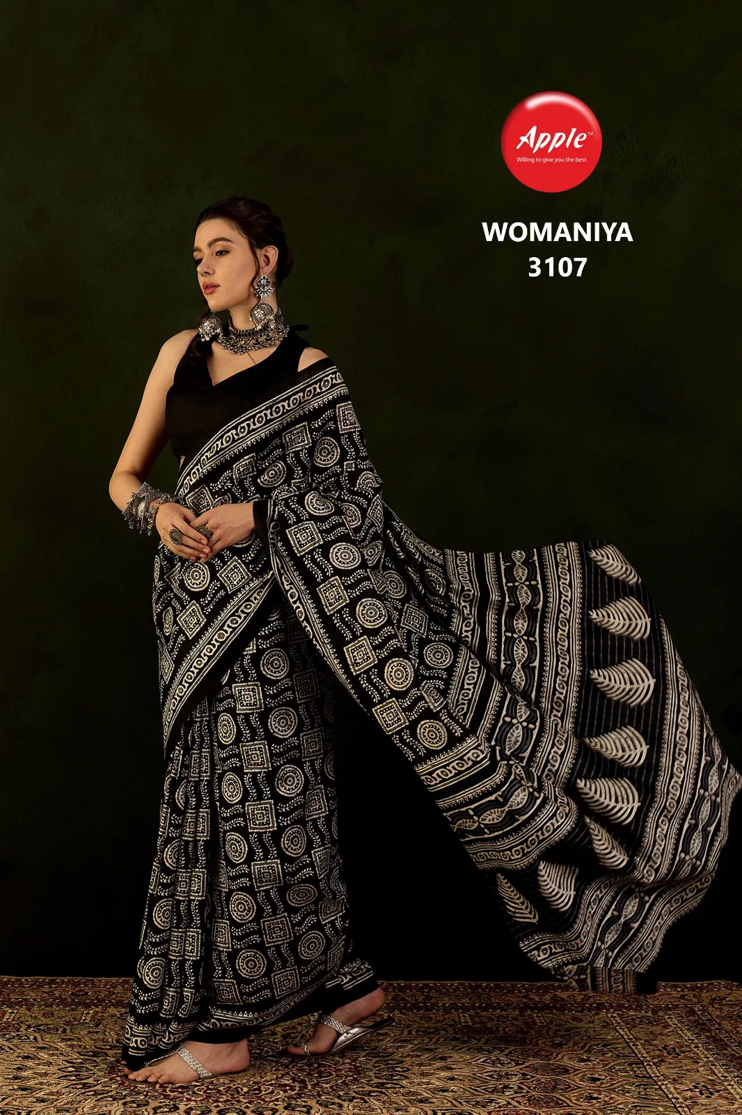 Womaniya 31 By Apple Designer Printed Bhagalpuri Silk Sarees Wholesale Online
